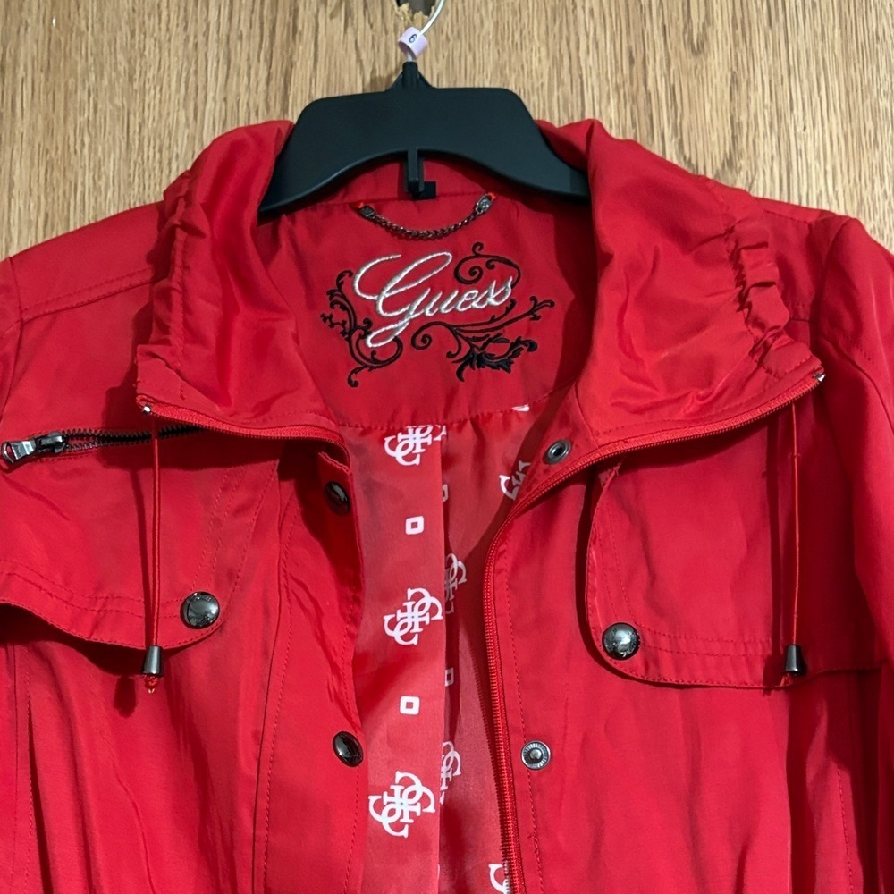 Guess Red Utility Jacket - Picture 5 of 12